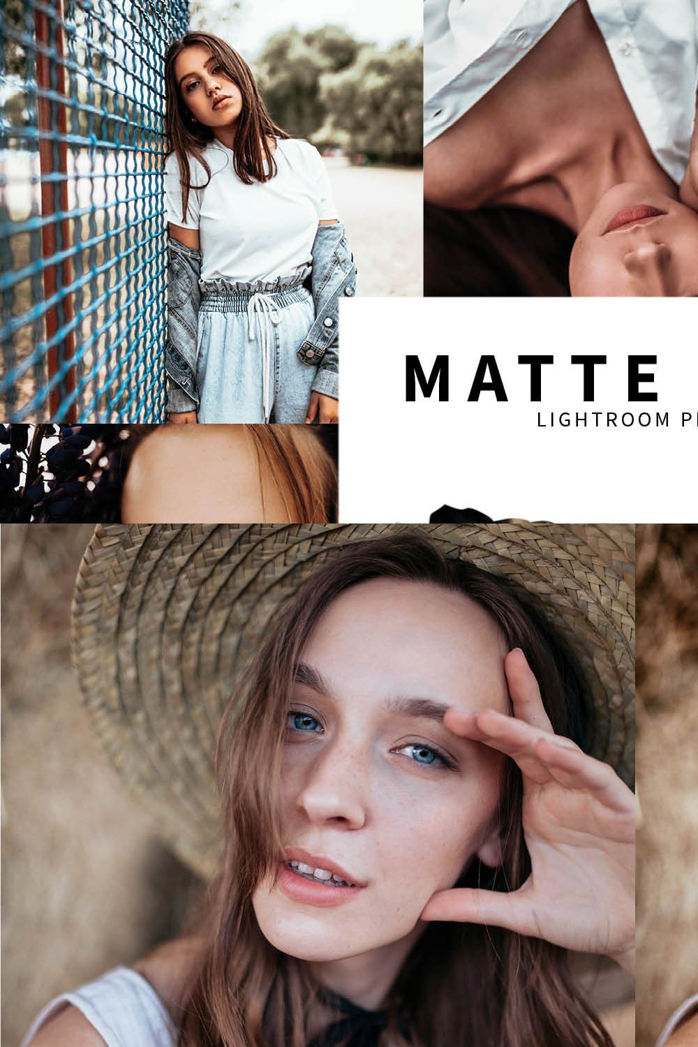 10 Matte Tone Lightroom Presets pinterest preview image.