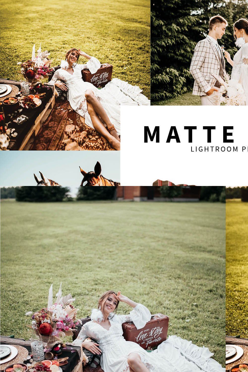 10 Matte Tone Lightroom Presets pinterest preview image.