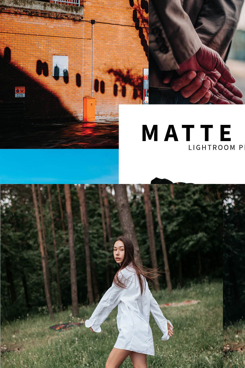 10 Matte Tone Lightroom Presets pinterest preview image.