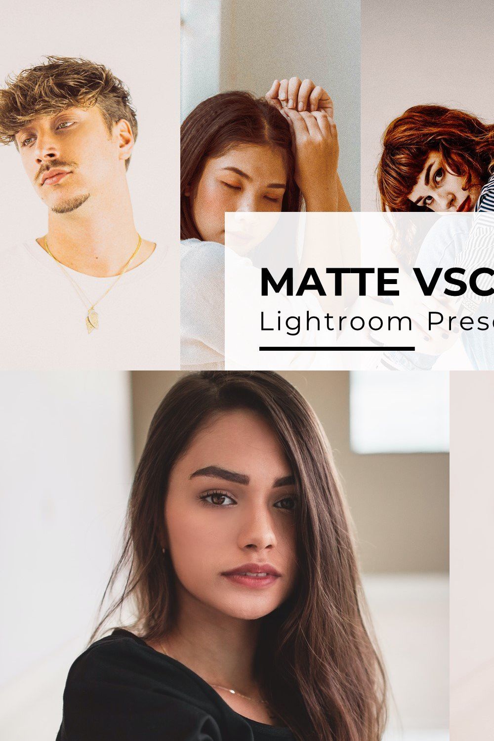 10+ Matte VSCO Lightroom Presets pinterest preview image.