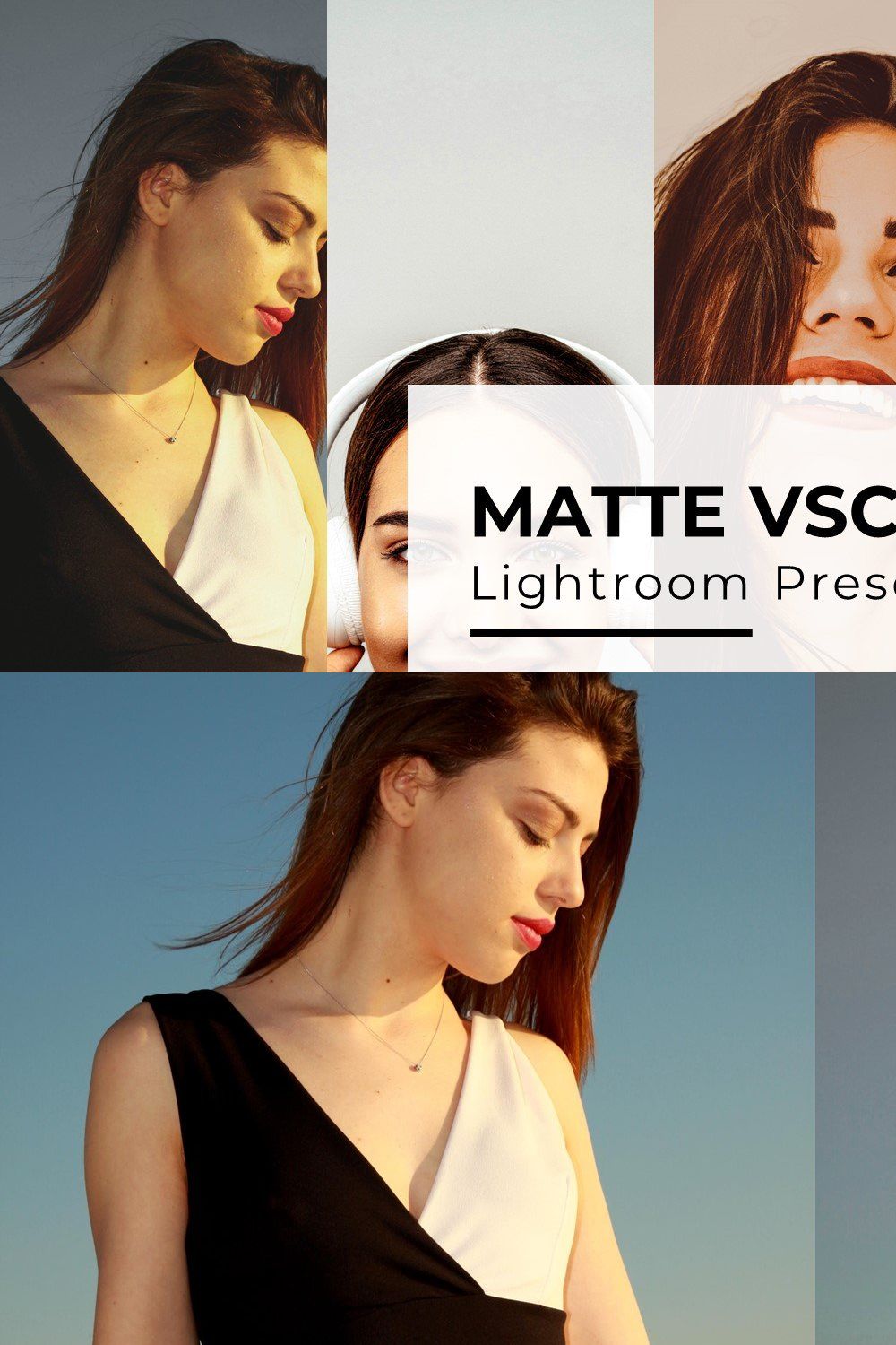 10+ Matte VSCO Lightroom Presets pinterest preview image.