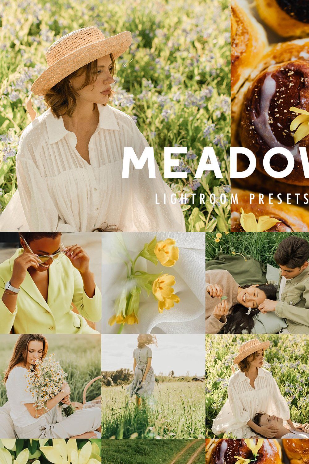 10 MEADOW LIGHTROOM PRESETS pinterest preview image.