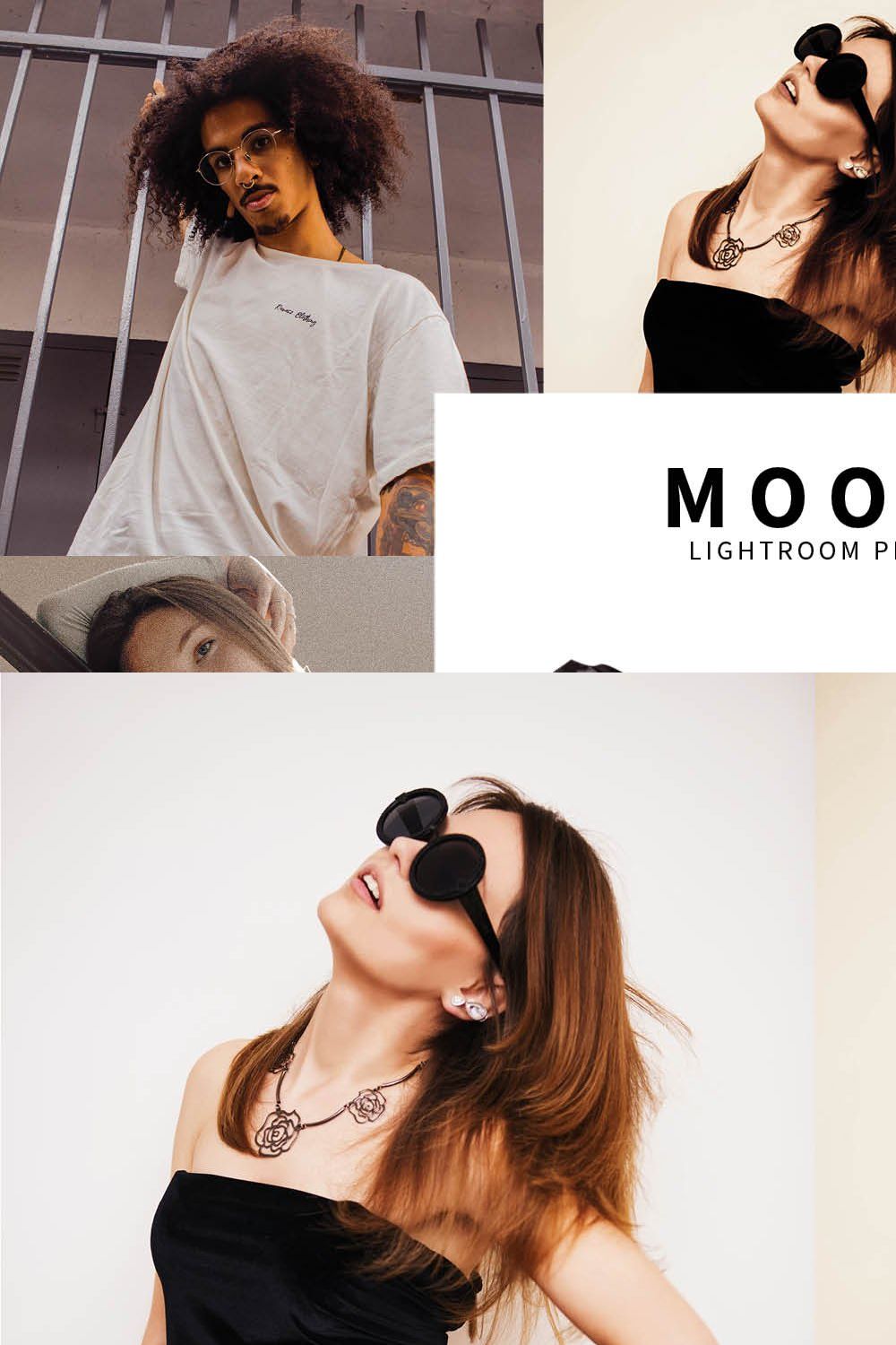 10 Moody Lightroom Presets pinterest preview image.