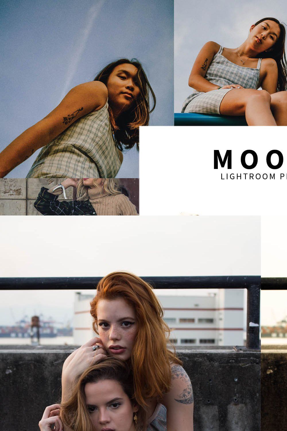 10 Moody Lightroom Presets pinterest preview image.