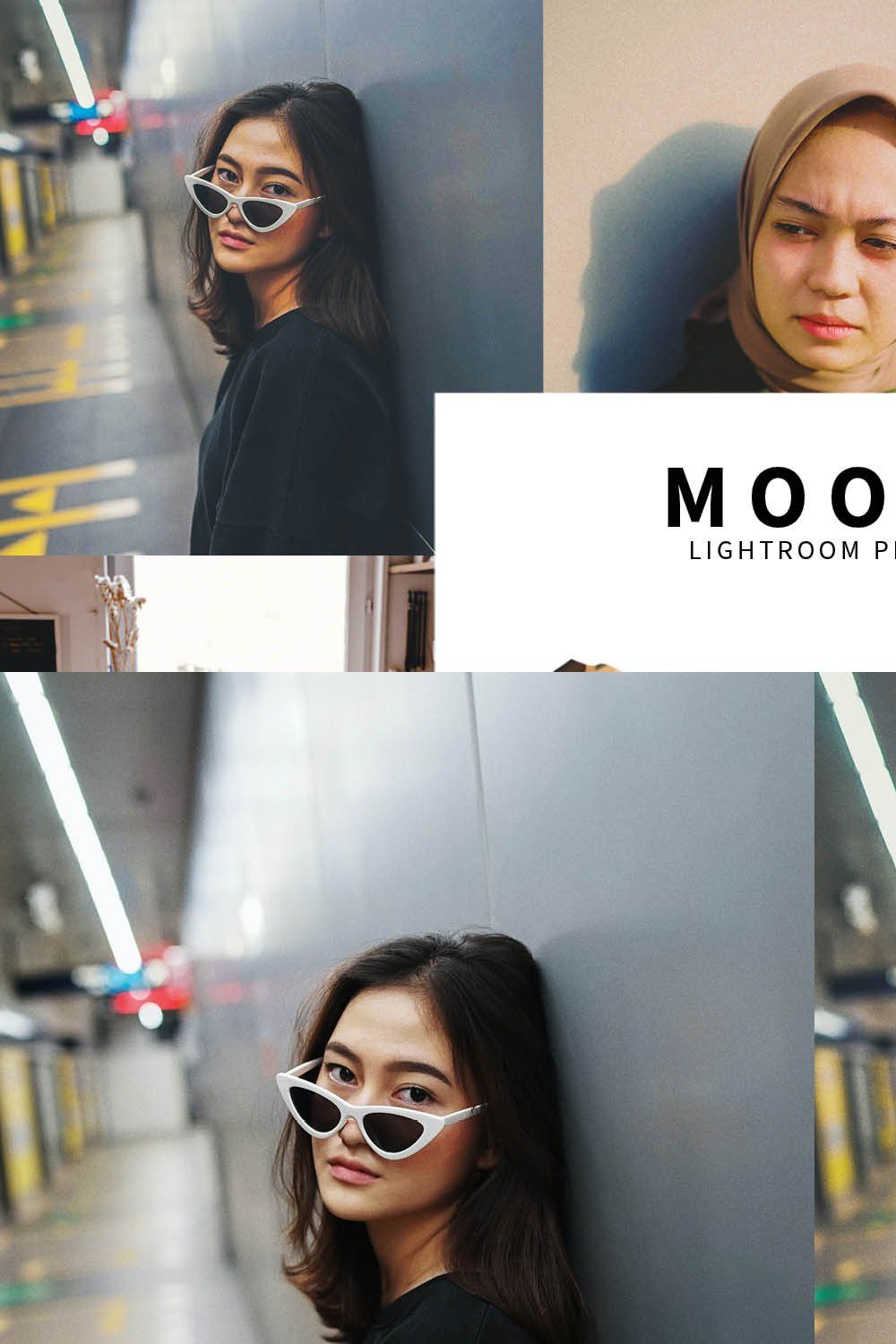 10 Moody Lightroom Presets pinterest preview image.