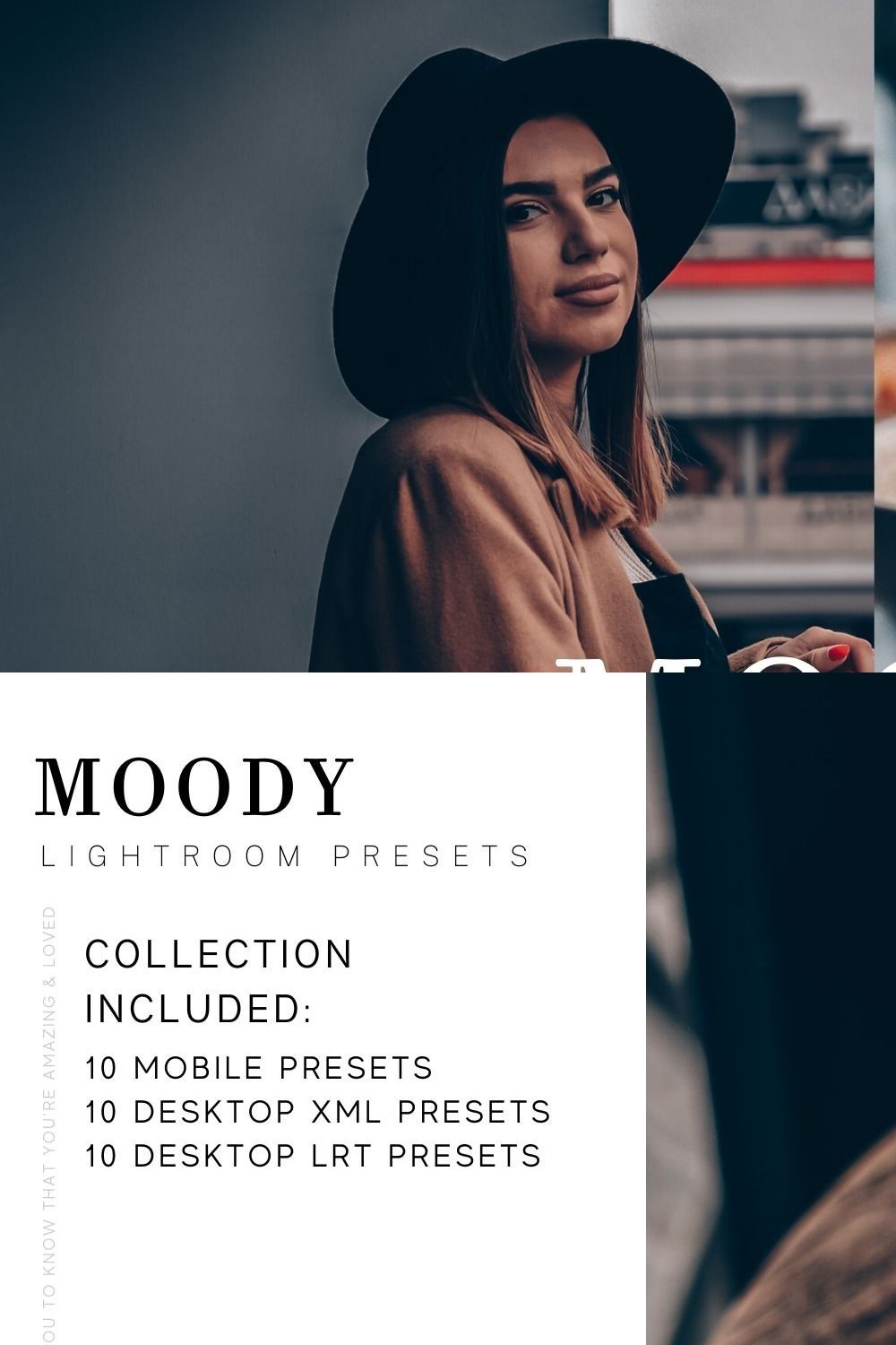 10 MOODY MOBILE DESKTOP PRESETS pinterest preview image.