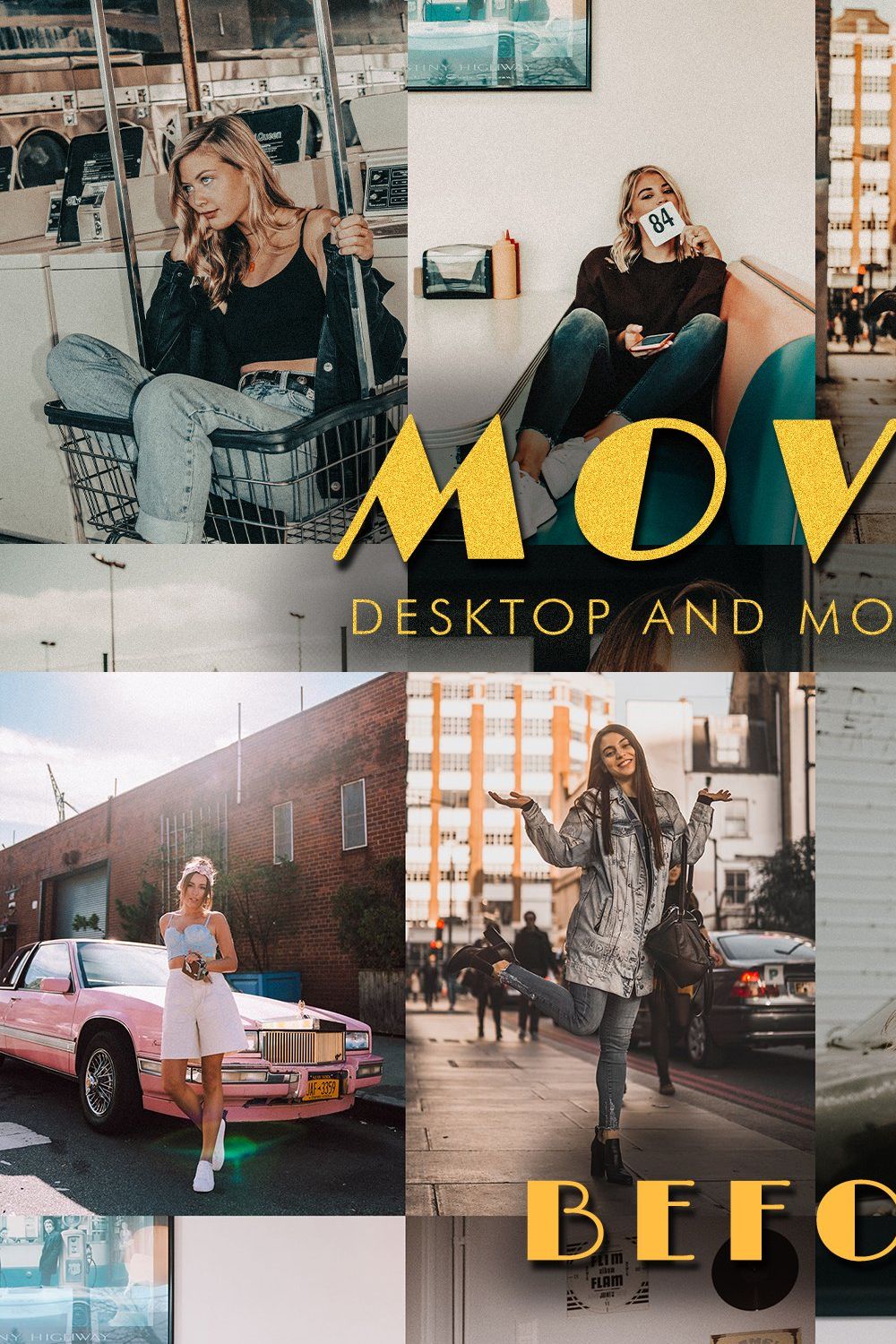 10 Movies Lightroom Presets pinterest preview image.