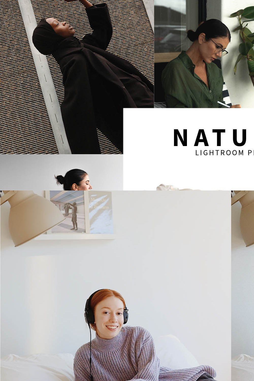 10 Natural Lightroom Presets pinterest preview image.