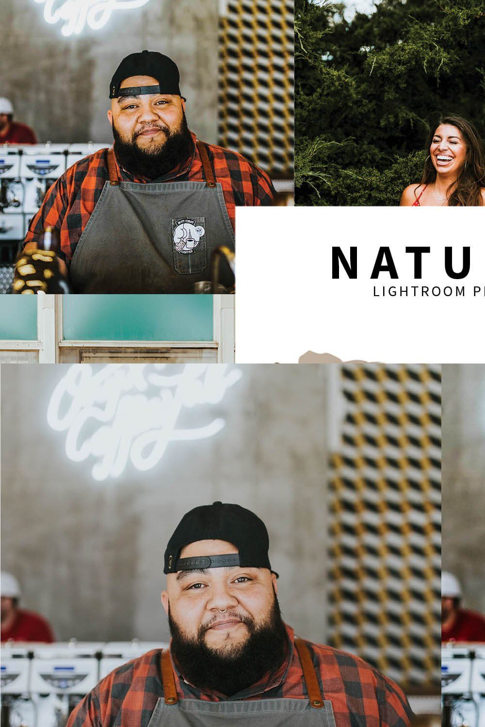 10 Natural Lightroom Presets pinterest preview image.