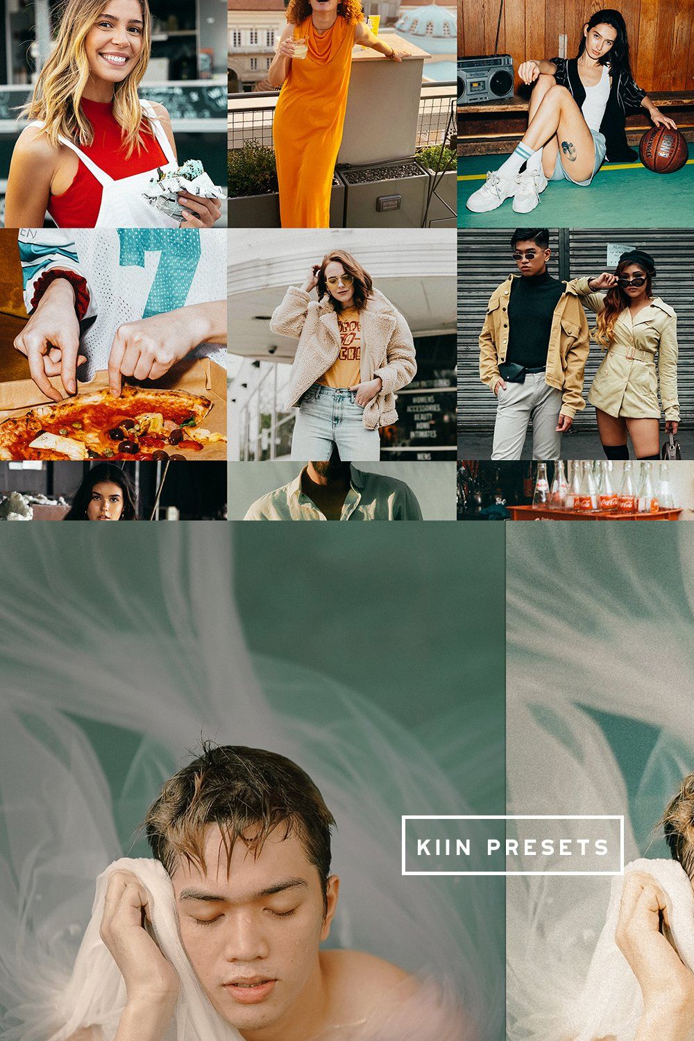 10 PORTRA LIGHTROOM MOBILE PRESETS pinterest preview image.