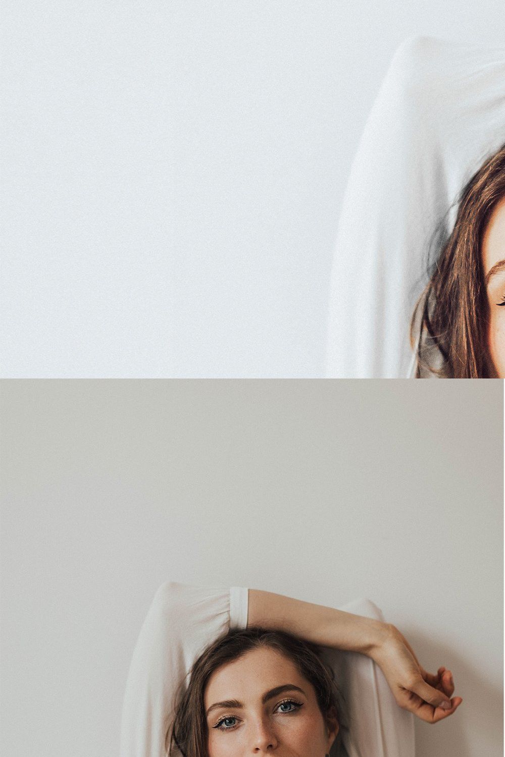 10 PURE WHITE Lightroom Presets pinterest preview image.