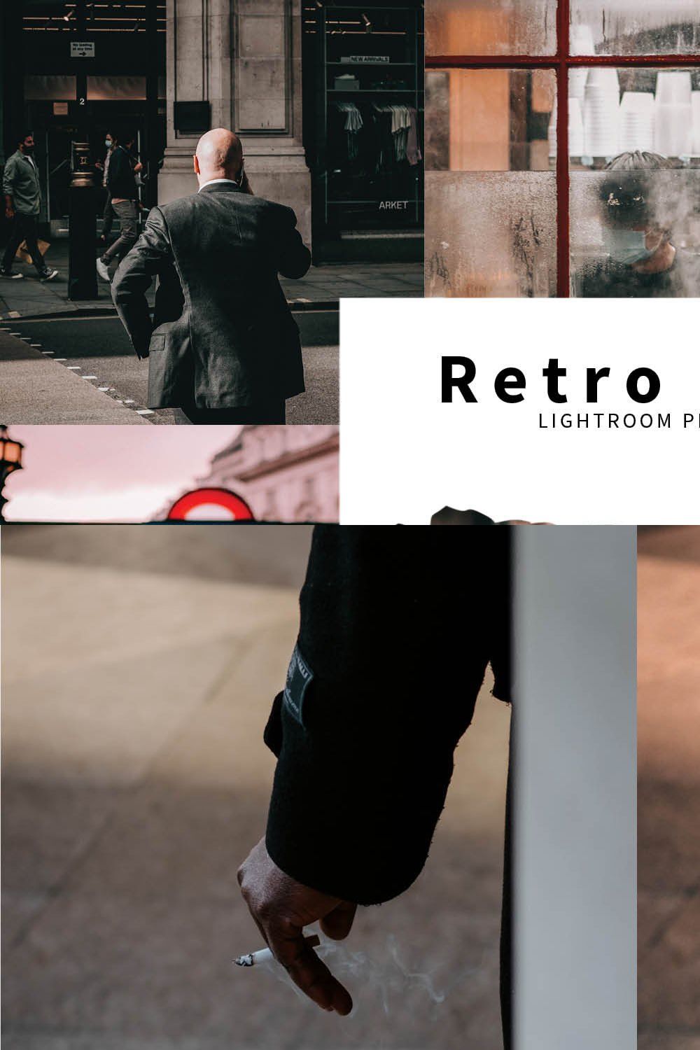 10 Retro Film Lightroom Presets pinterest preview image.