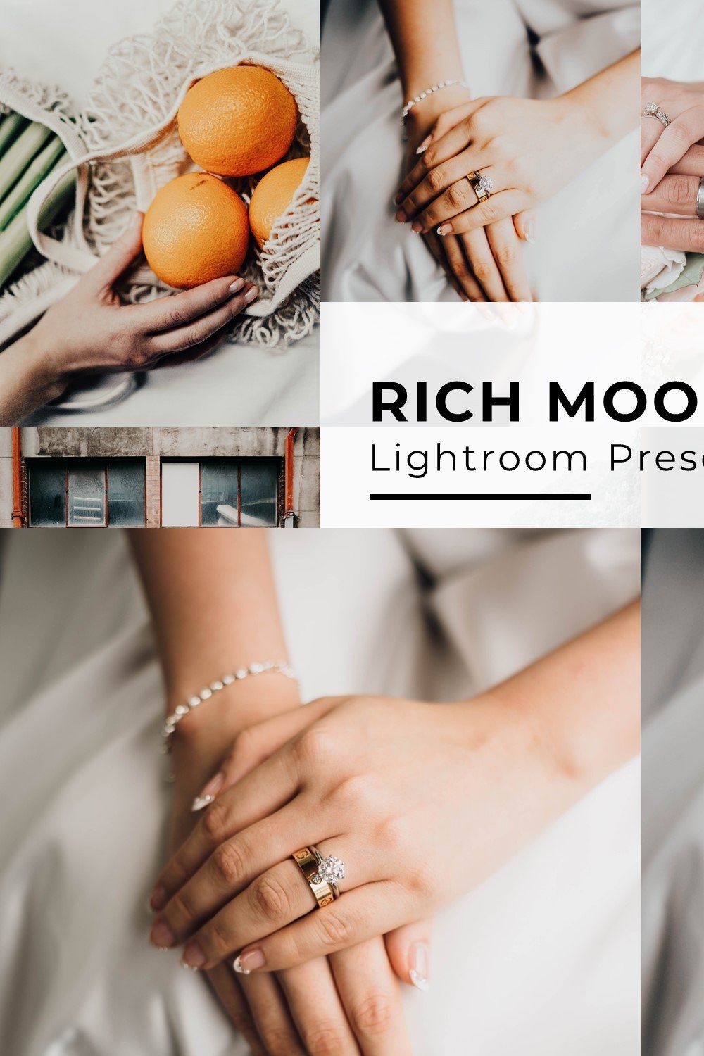 10 Rich Mood Lightroom Presets pinterest preview image.