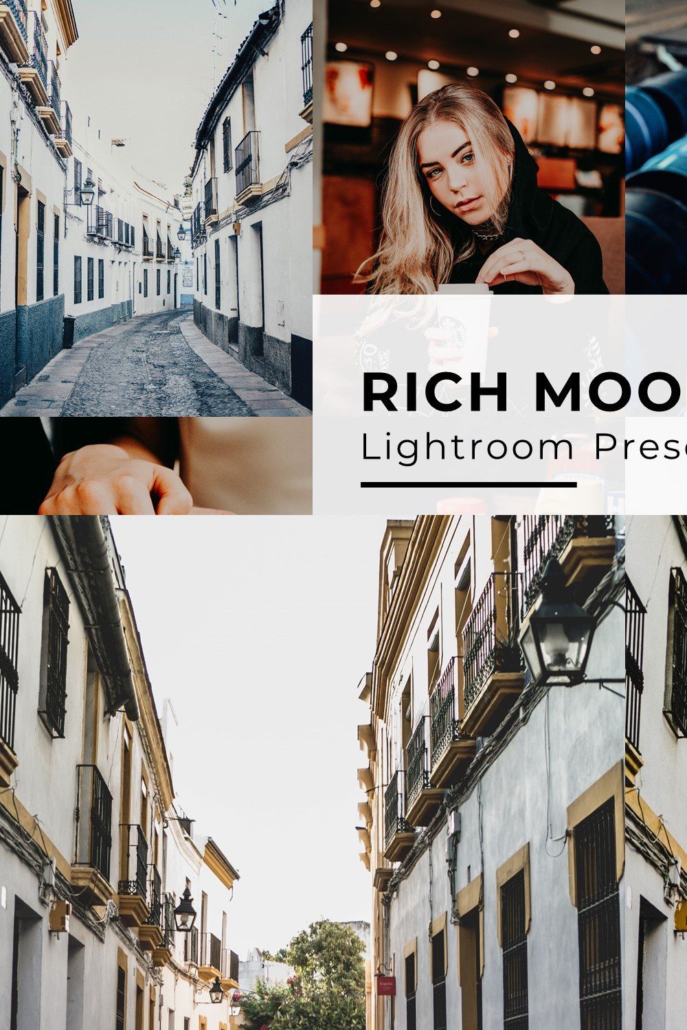 10 Rich Mood Lightroom Presets pinterest preview image.