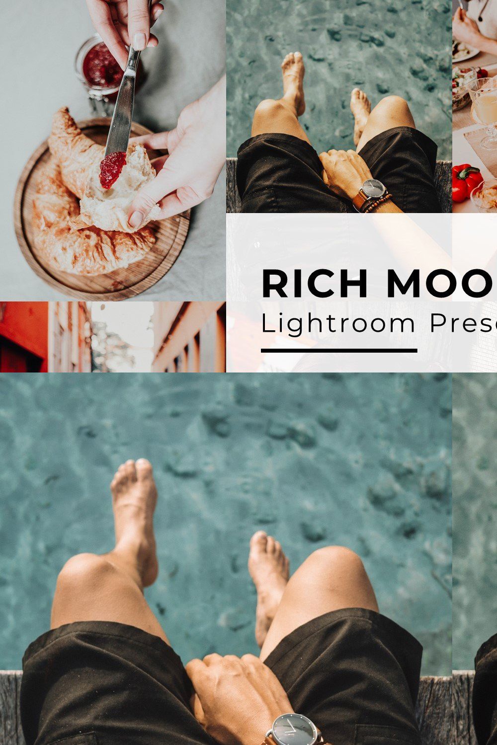 10 Rich Mood Lightroom Presets pinterest preview image.