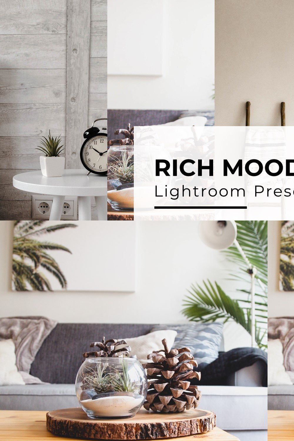 10+ Rich Mood Lightroom Presets pinterest preview image.