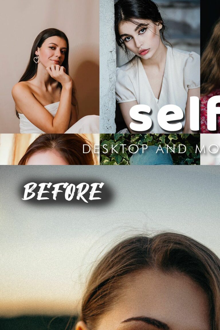 Selfie Lightroom Presets Masterbundles