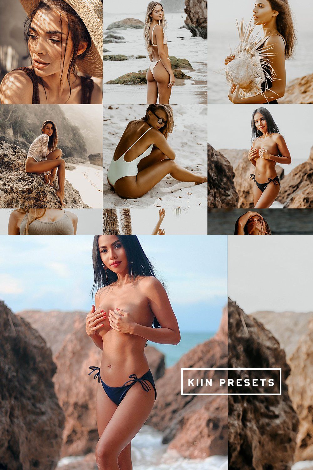 10 TANNED SKIN LR MOBILE PRESETS pinterest preview image.