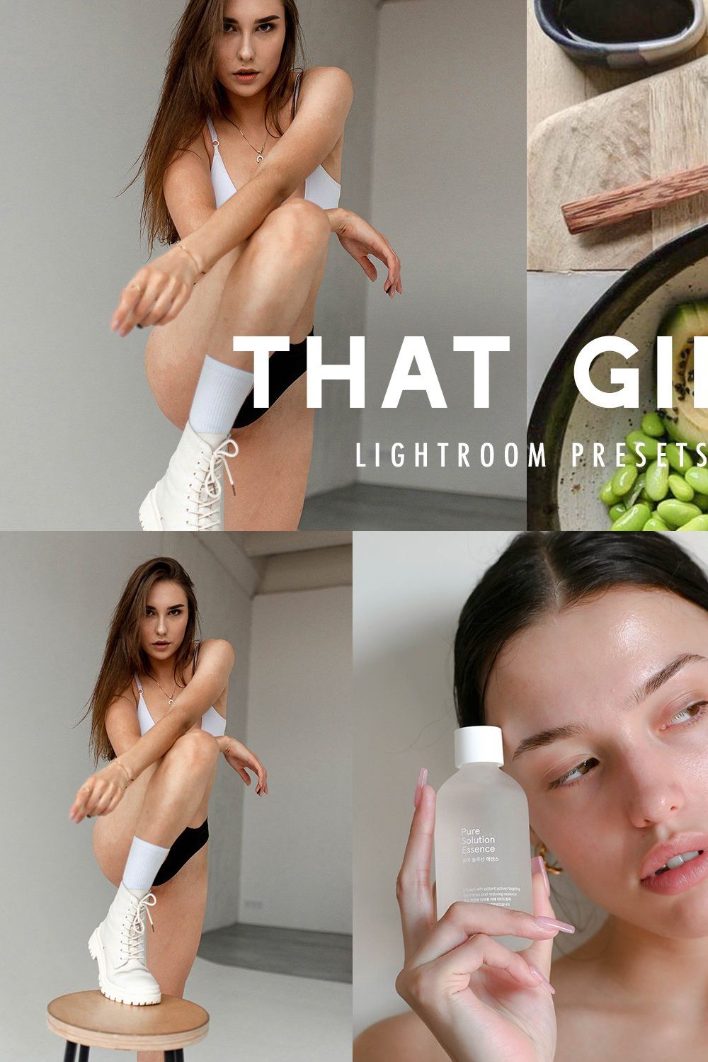 10 THAT GIRL LIGHTROOM PRESETS pinterest preview image.