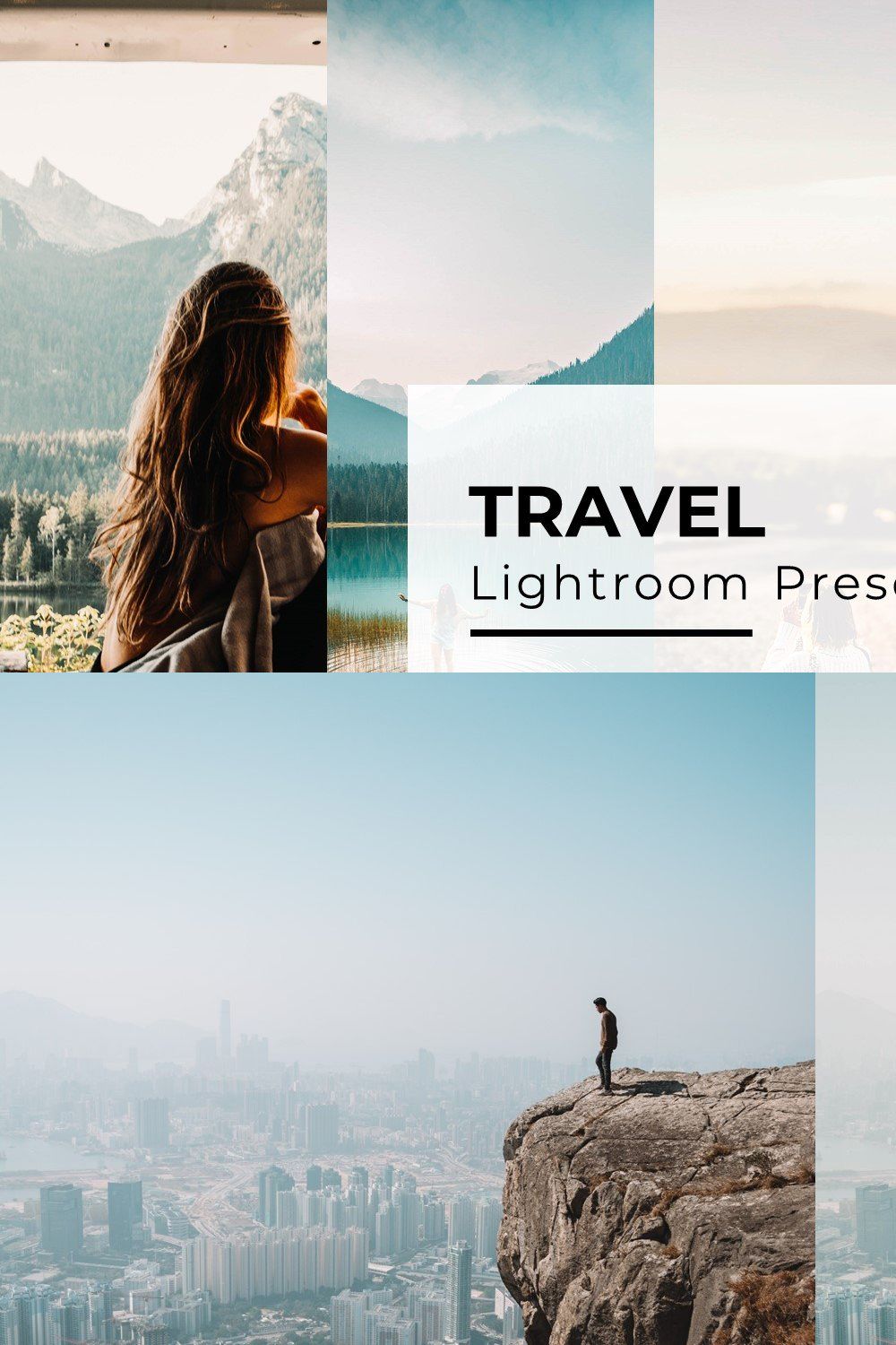 10+ Travel Lightroom Presets pinterest preview image.