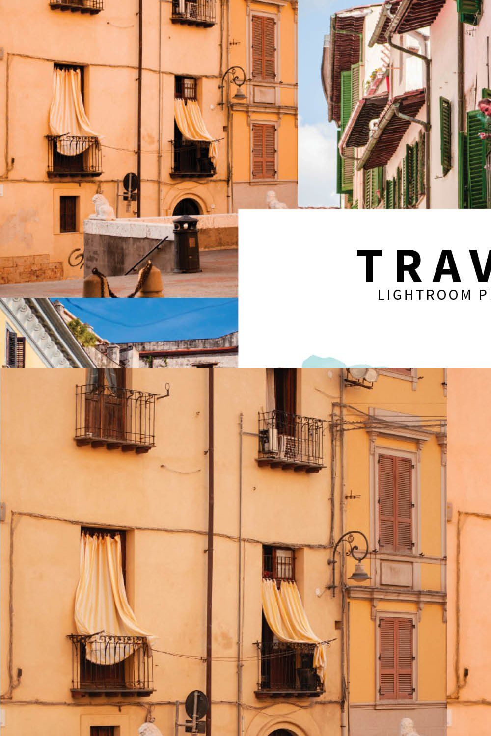 10 Travel Lightroom Presets pinterest preview image.