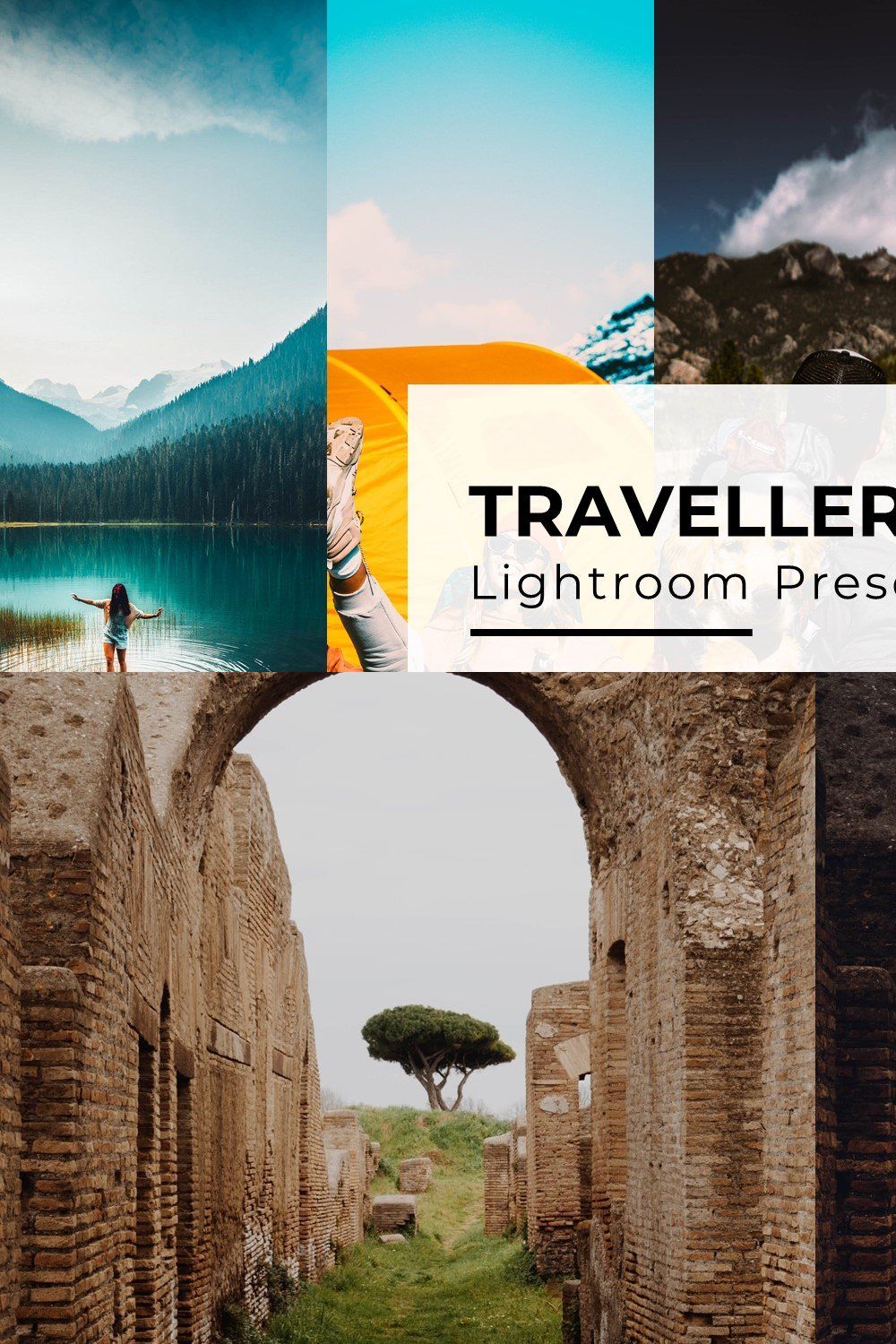 10+ Traveller Lightroom Presets pinterest preview image.