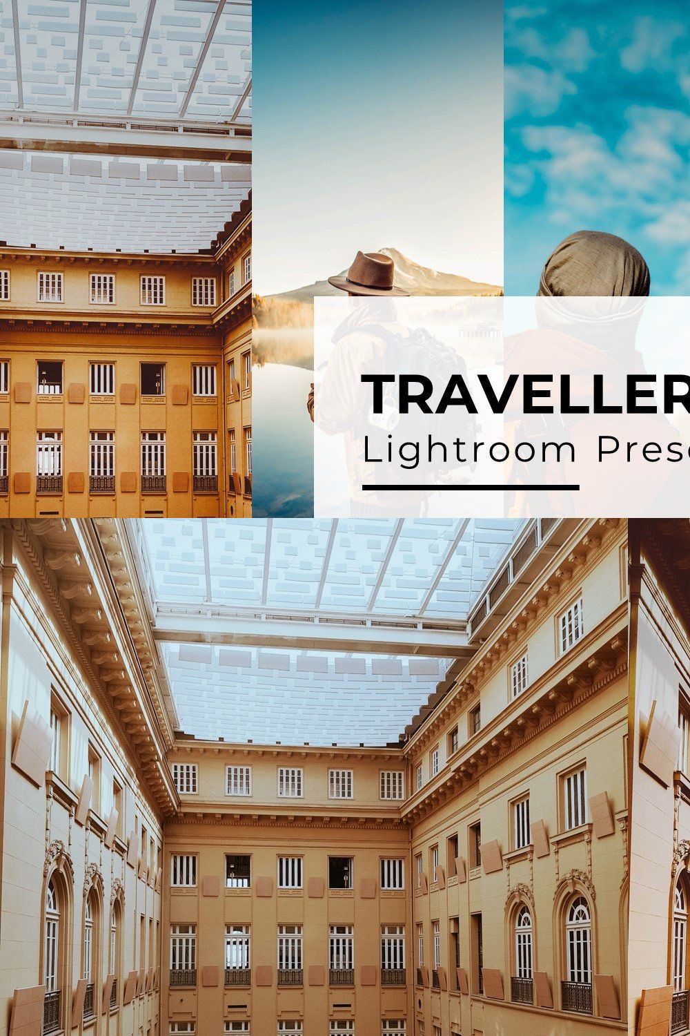 10+ Traveller Lightroom Presets pinterest preview image.