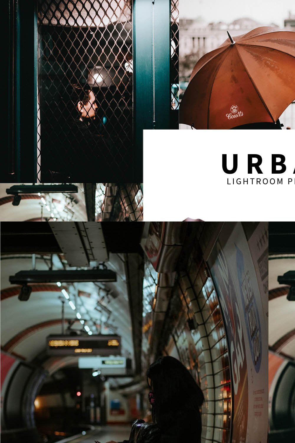 10 Urban Lightroom Presets pinterest preview image.