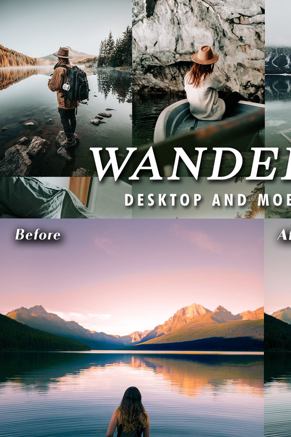 10 Wanderlust Lightroom Presets pinterest preview image.