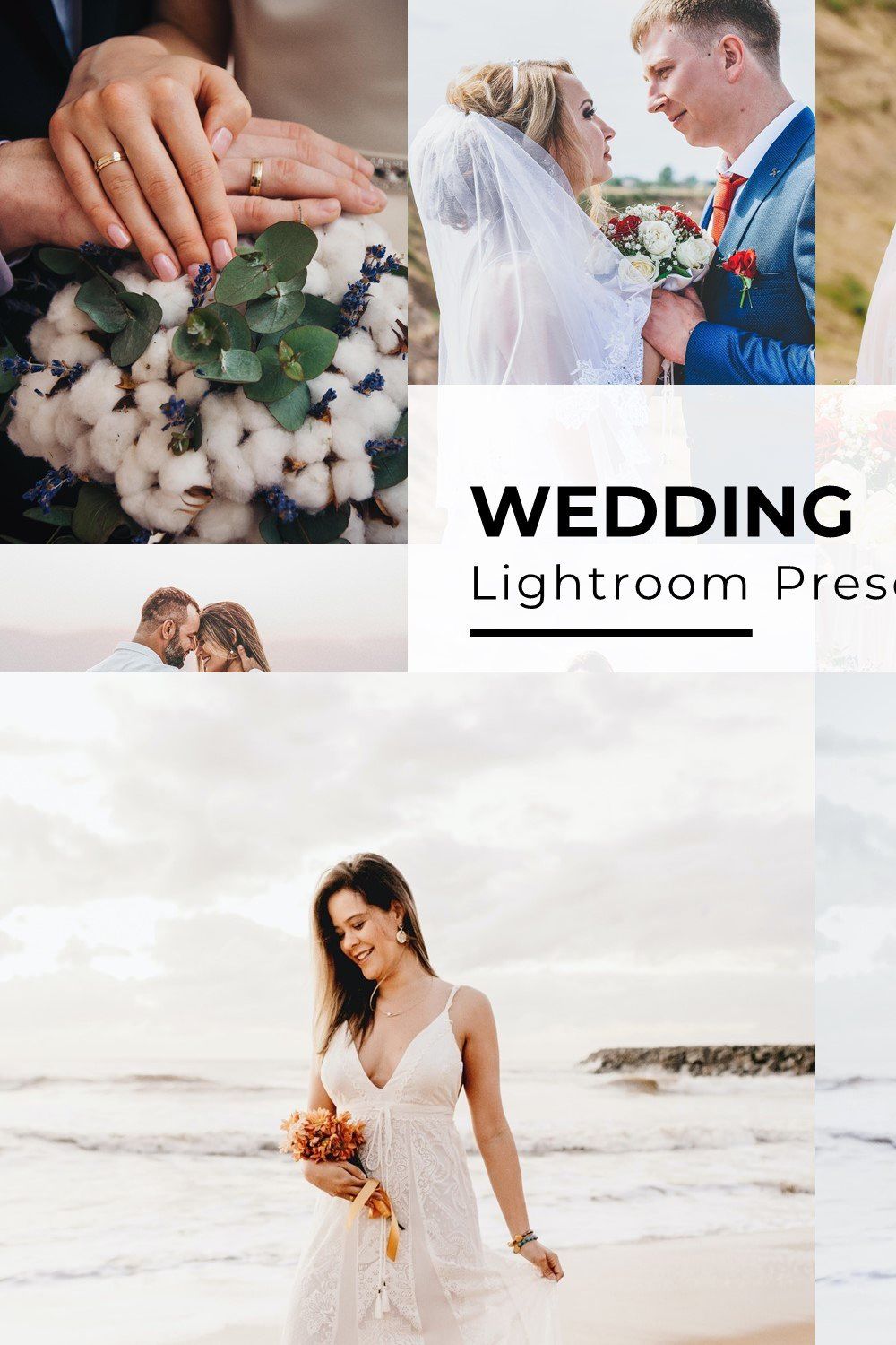 10 Wedding Lightroom Presets pinterest preview image.