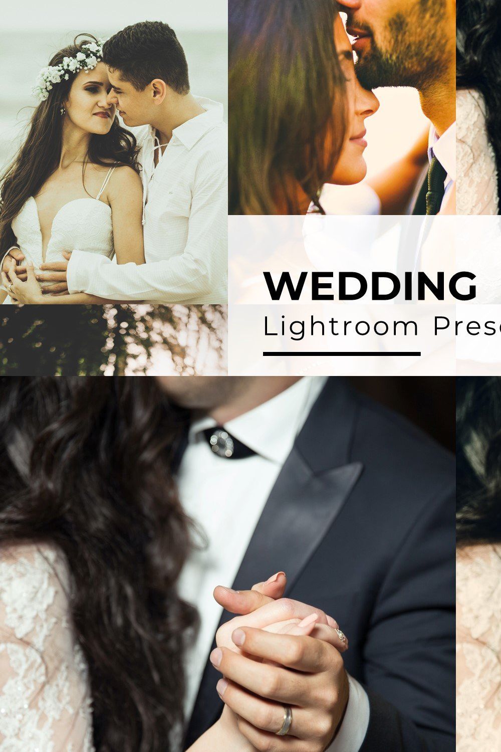 10 Wedding Lightroom Presets pinterest preview image.