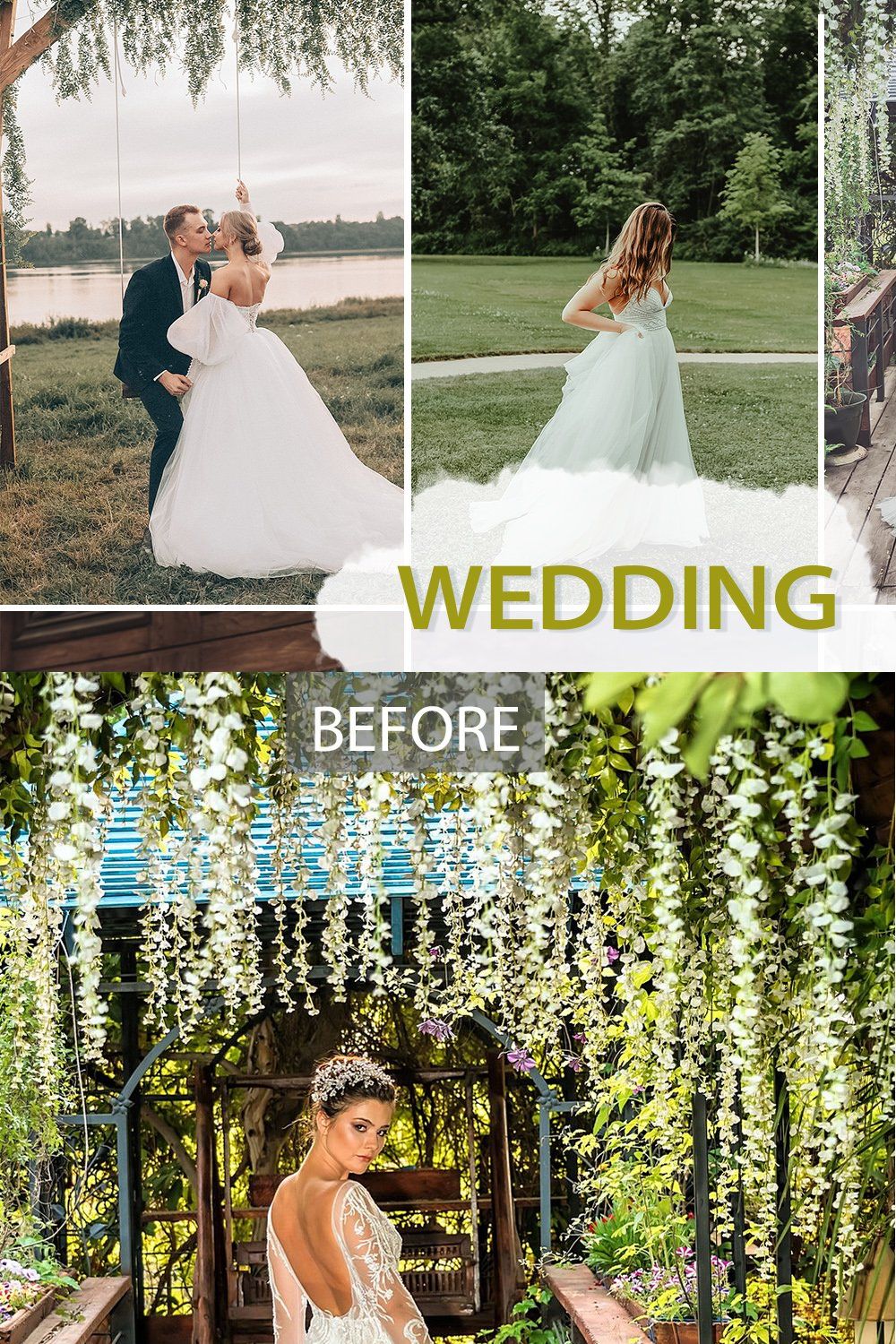 10 wedding lightroom presets pinterest preview image.
