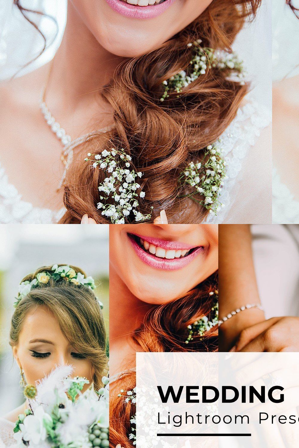 10+ Wedding Lightroom Presets pinterest preview image.