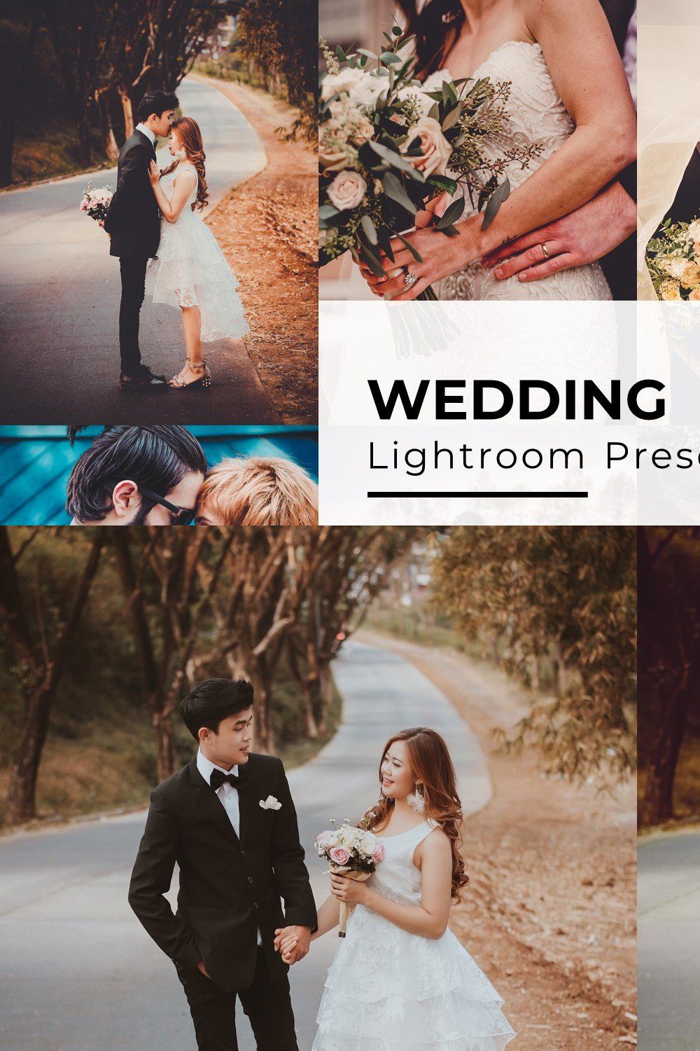 10 Wedding Lightroom Presets pinterest preview image.