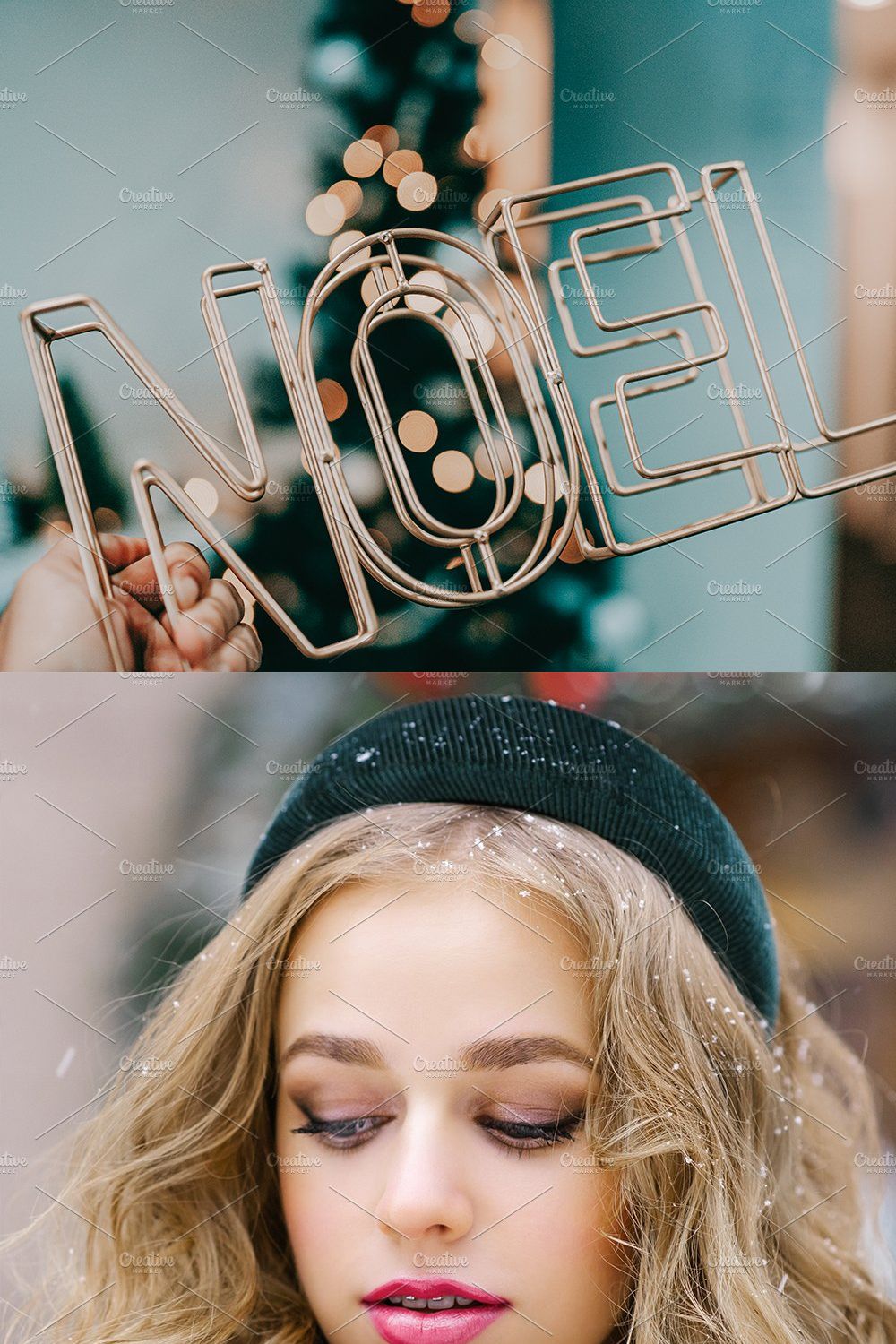 10 x Noel Lightroom Presets pinterest preview image.