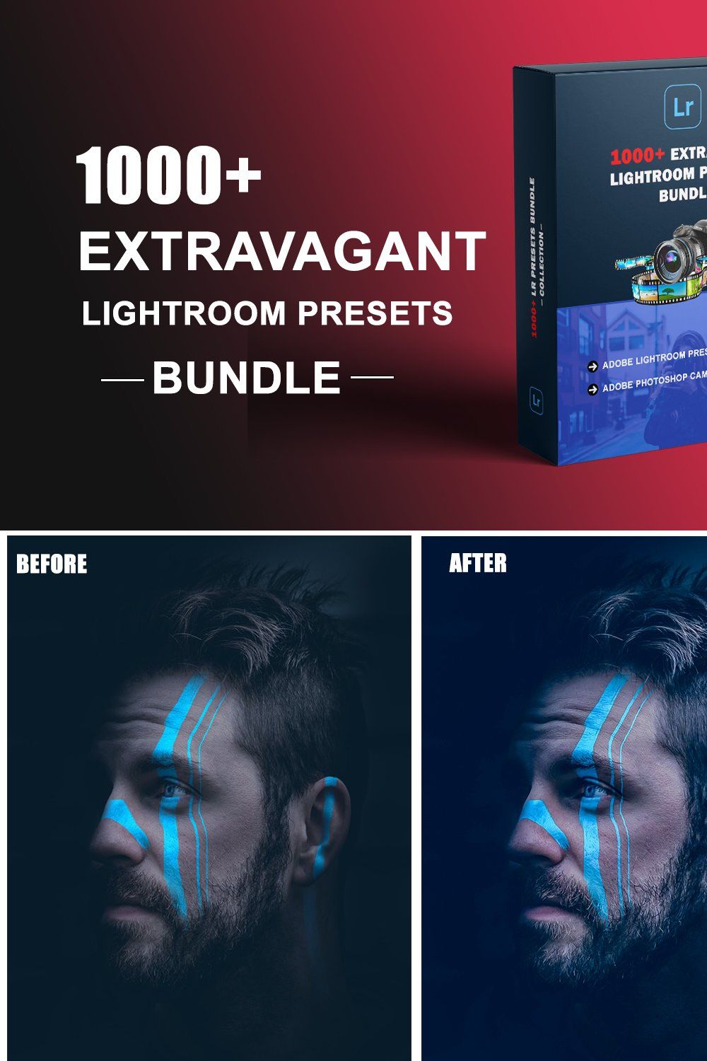 1000+ Extravagant Lightroom Preset pinterest preview image.