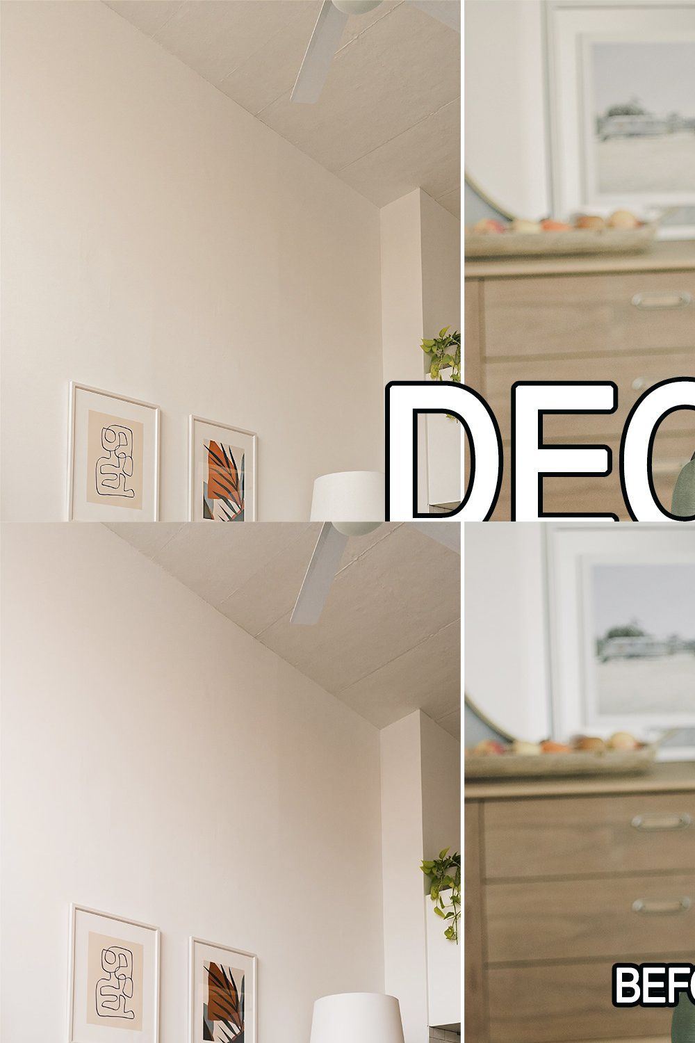 11 Decor Lightroom presets for Home pinterest preview image.