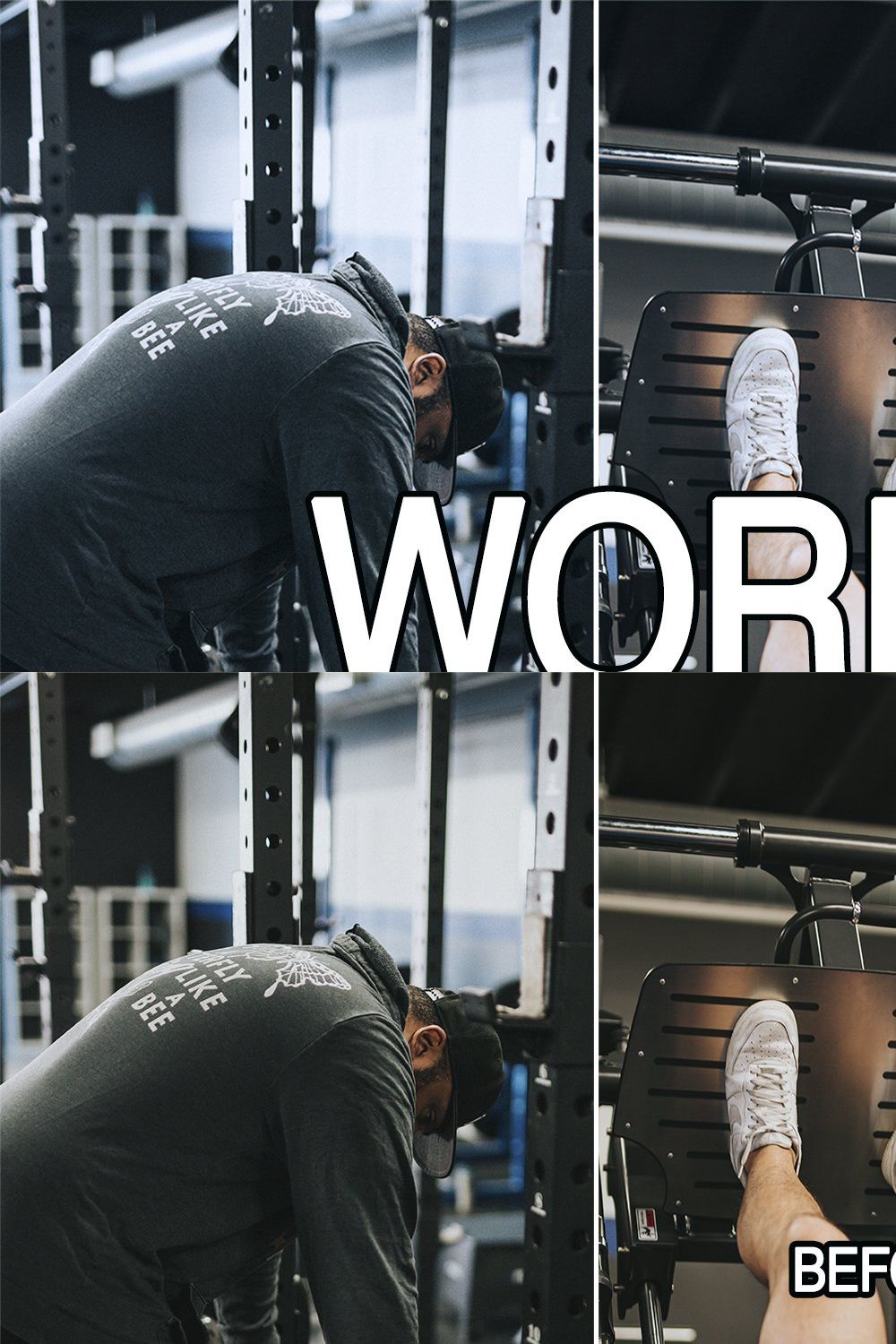 11 Workout Dark Moody Lightroom pres pinterest preview image.