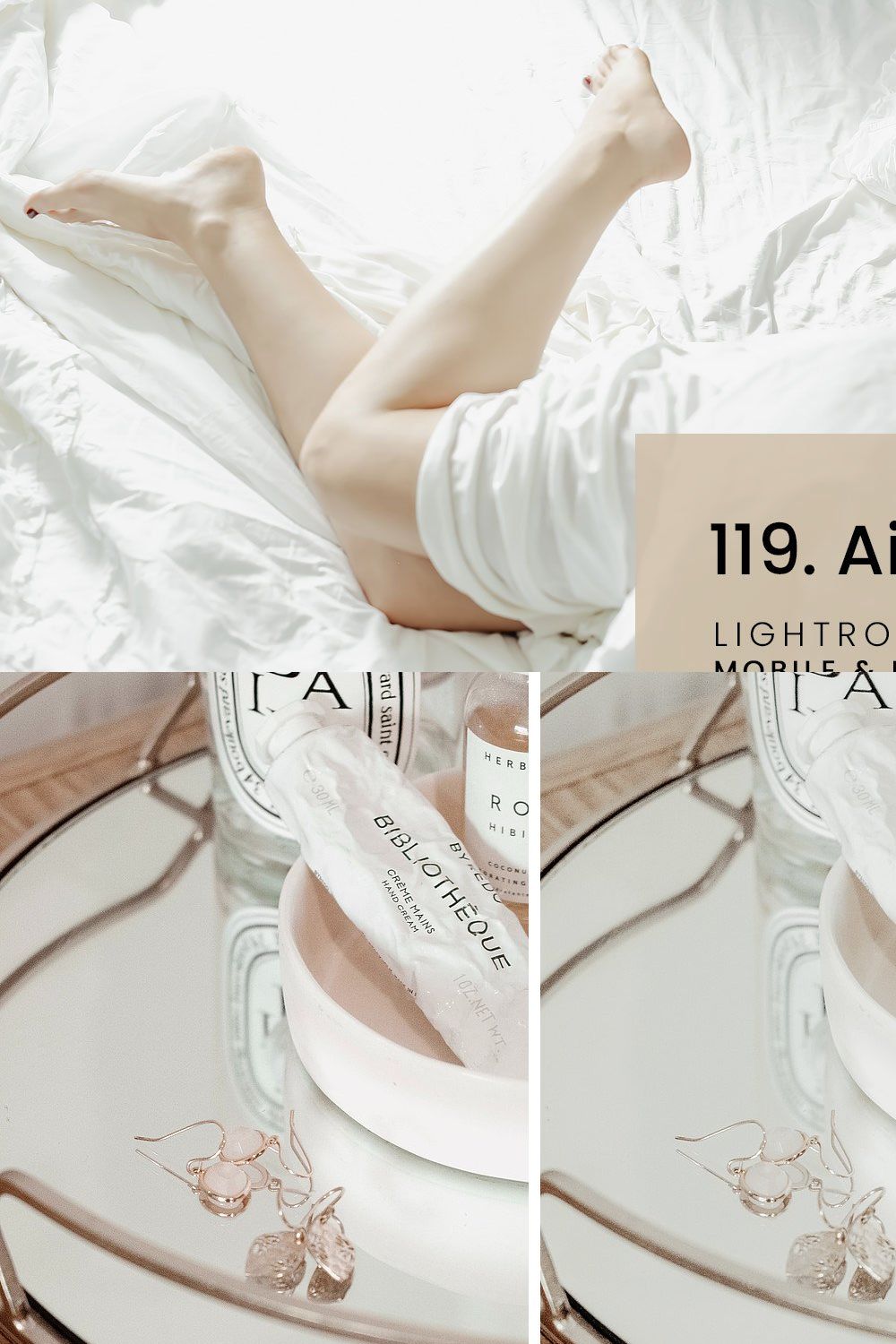 119. Airy Nude Presets pinterest preview image.