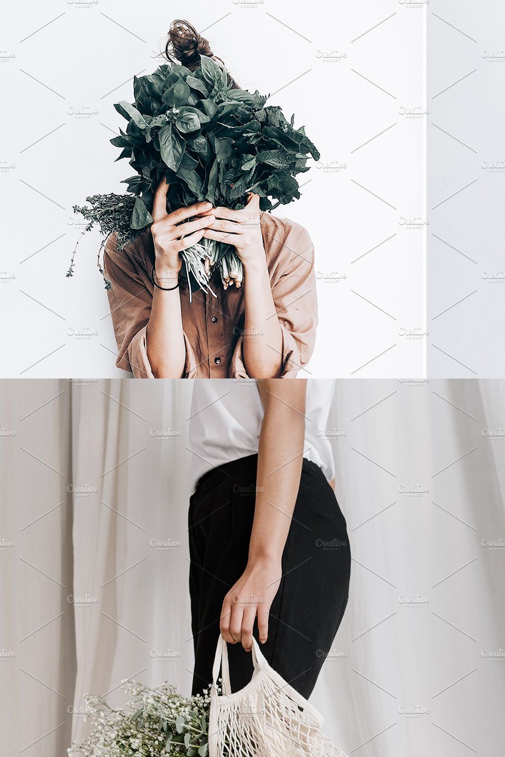 12 Lightroom Preset Minimalist White pinterest preview image.