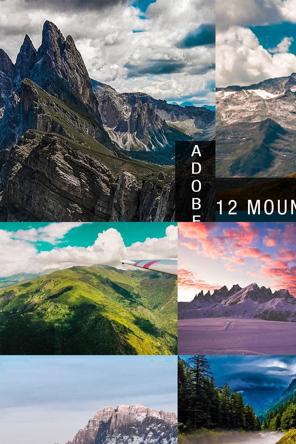 12 mountains lightroom presets pinterest preview image.