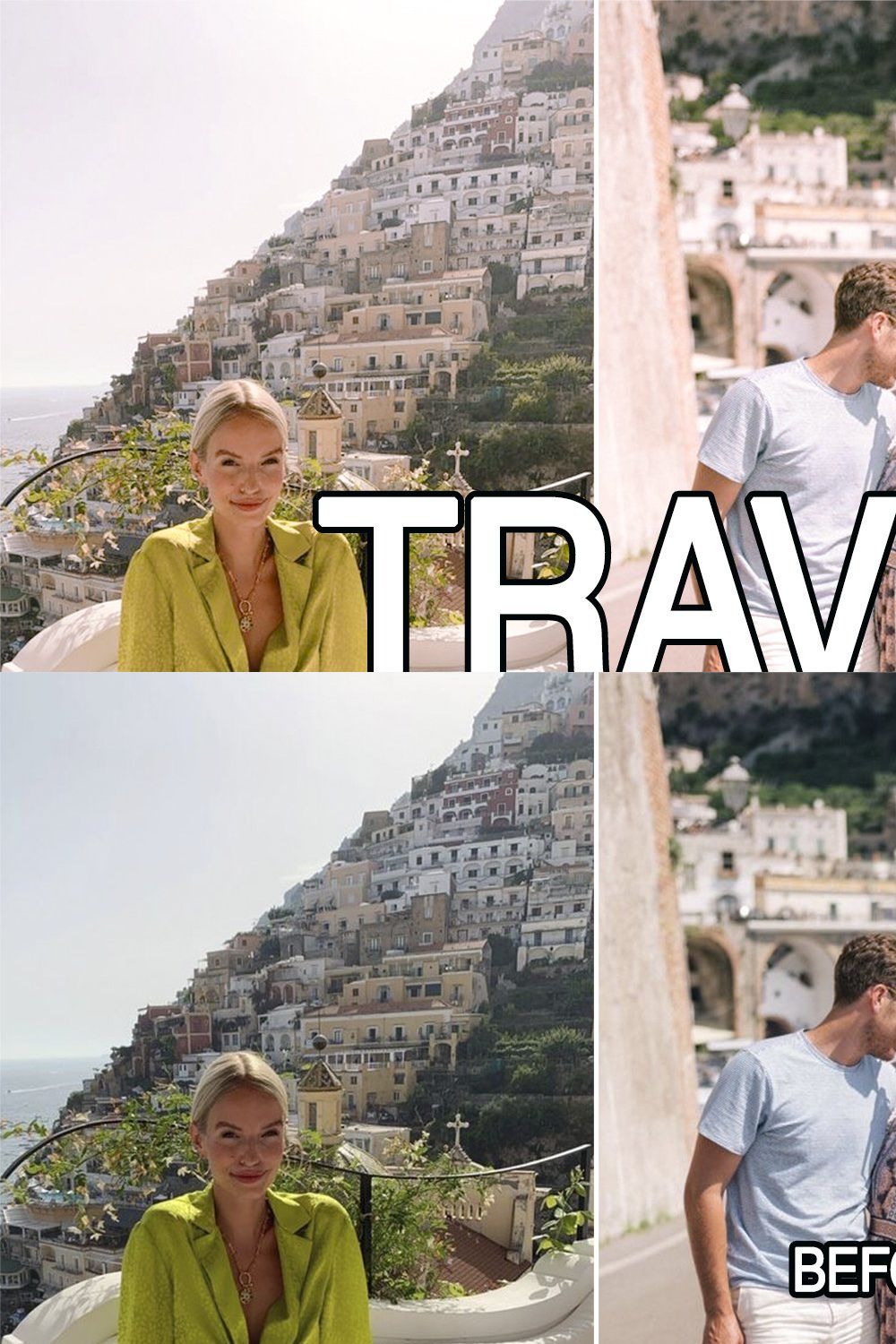 12 Traveler Lightroom Presets pinterest preview image.