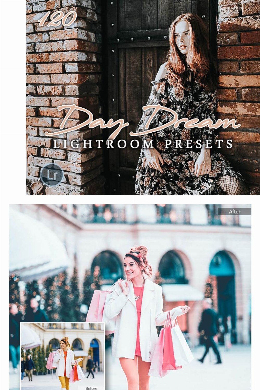 120 Day Dream Lightroom Presets pinterest preview image.