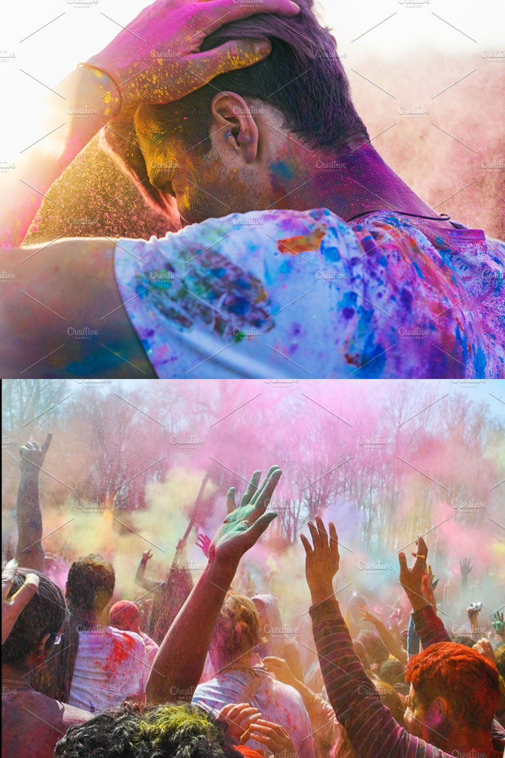 12x Lightroom Presets, Holi One pinterest preview image.