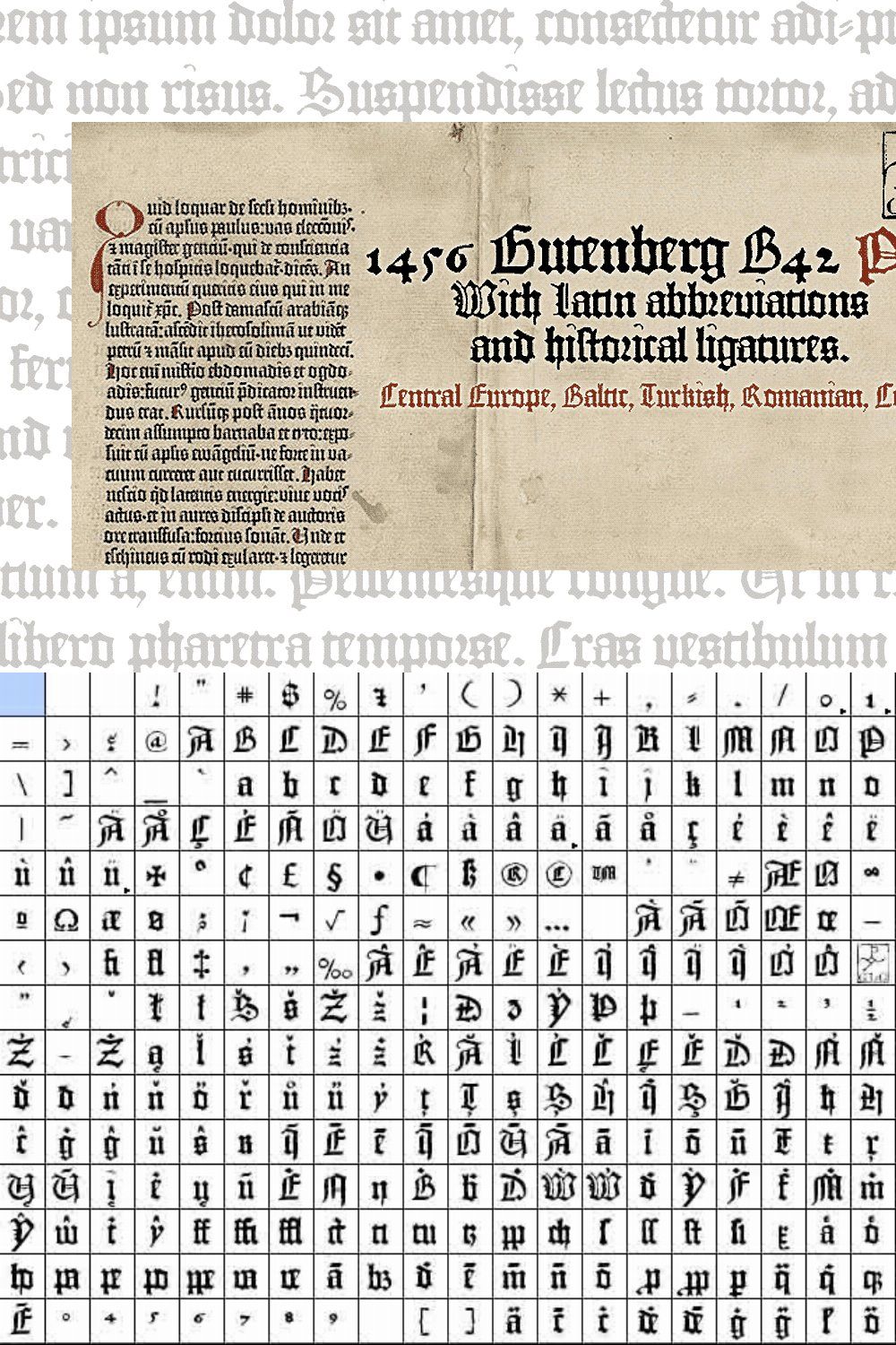 1456 GLC Gutenberg B42 PRO pinterest preview image.