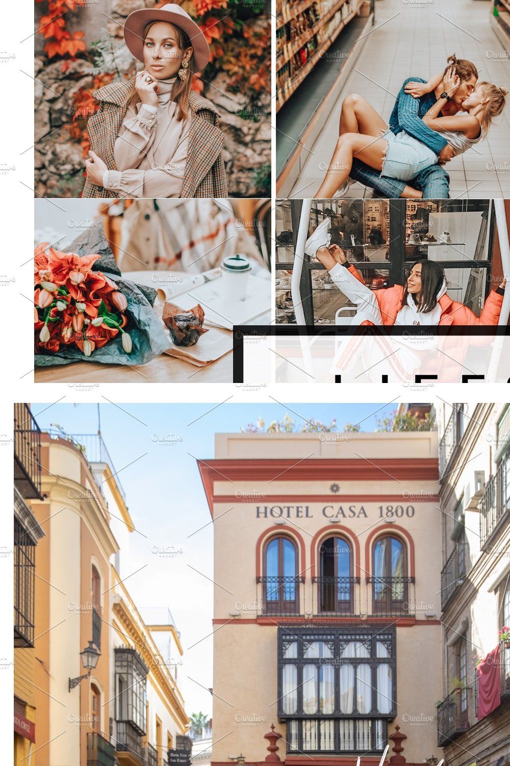 15 Lightroom Presets Lifestyle pinterest preview image.