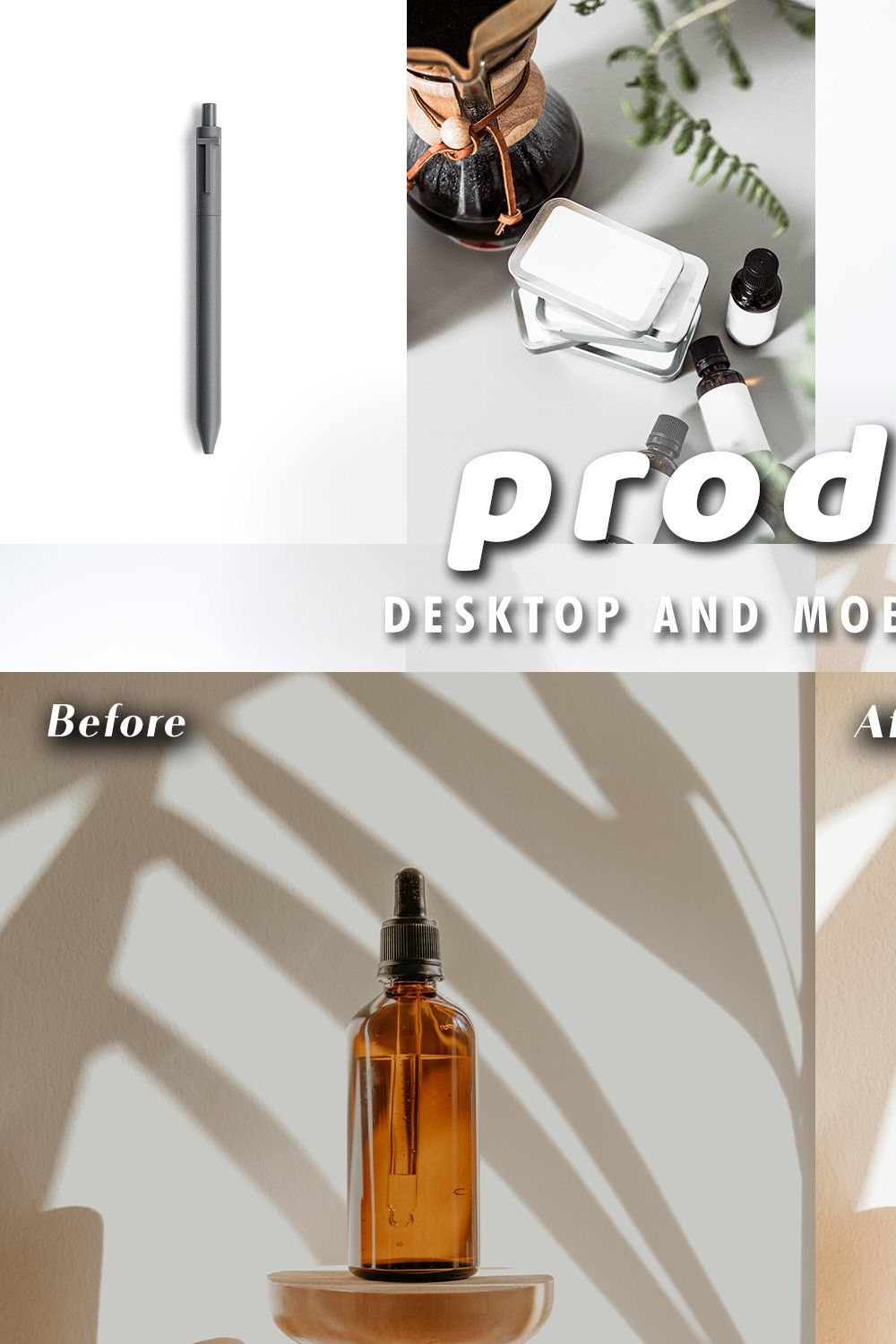 15 Product Lightroom Presets pinterest preview image.