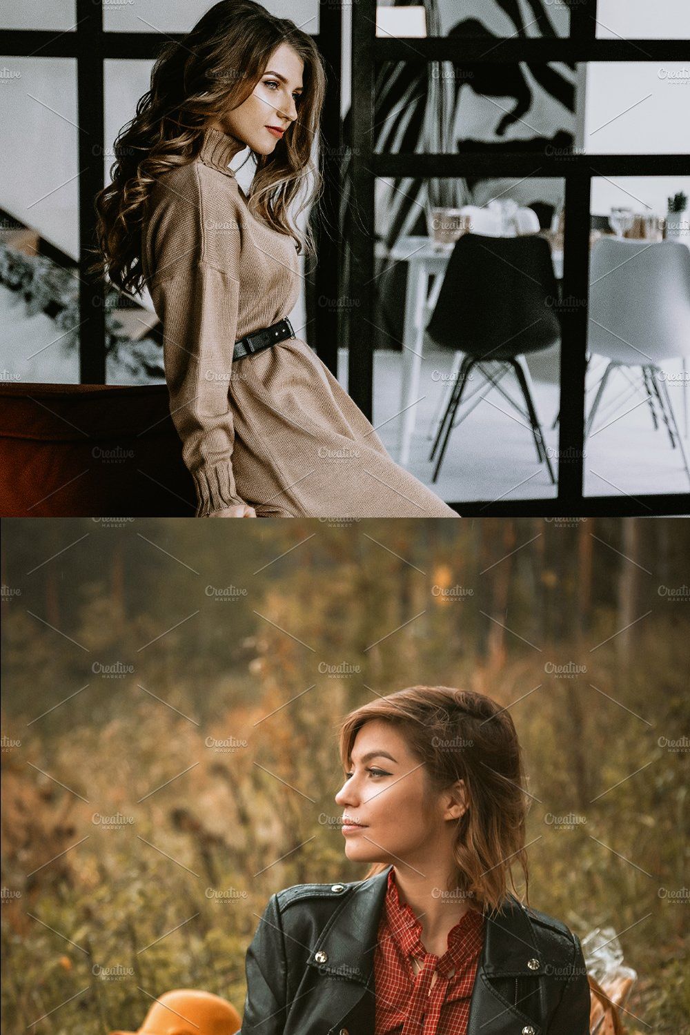 15 x Lightroom Presets, Fall Fashion pinterest preview image.