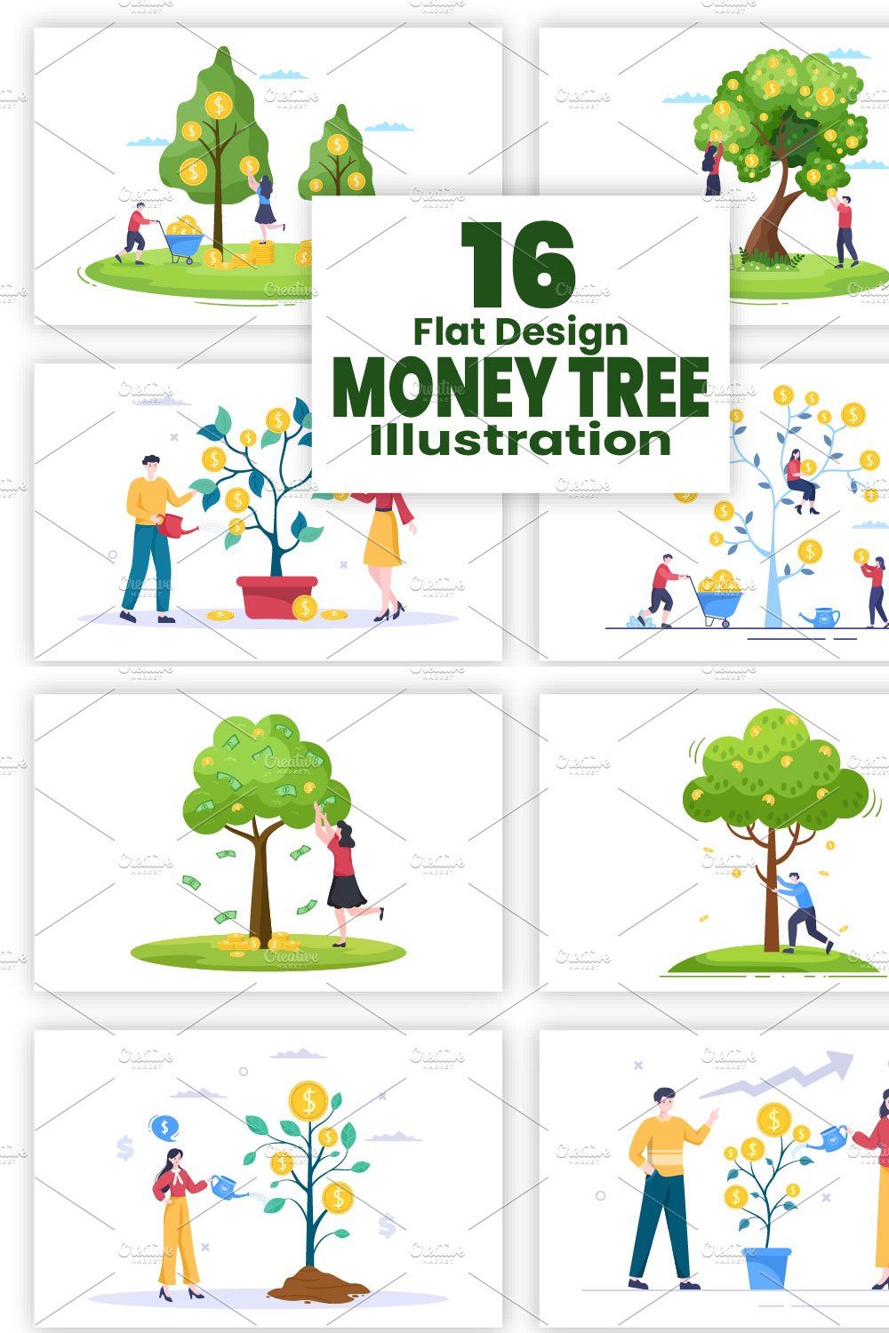 16 Money Tree Investment Financial pinterest preview image.