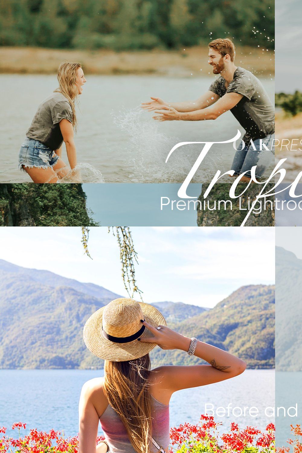 16 Tropical Lightroom Presets pinterest preview image.